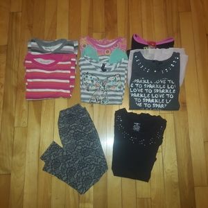 8pcs Mixed Lot Bundle Girls Kids Clothes Clothing size 6-6x